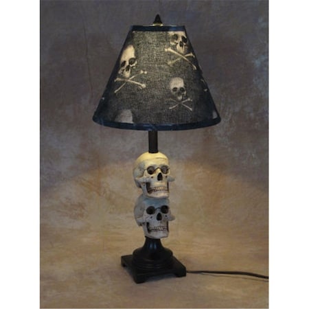Perfectpretend 2 med. Skull desk lamp with bone shade PE1413054